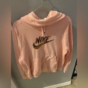 Pink Nike hoodie